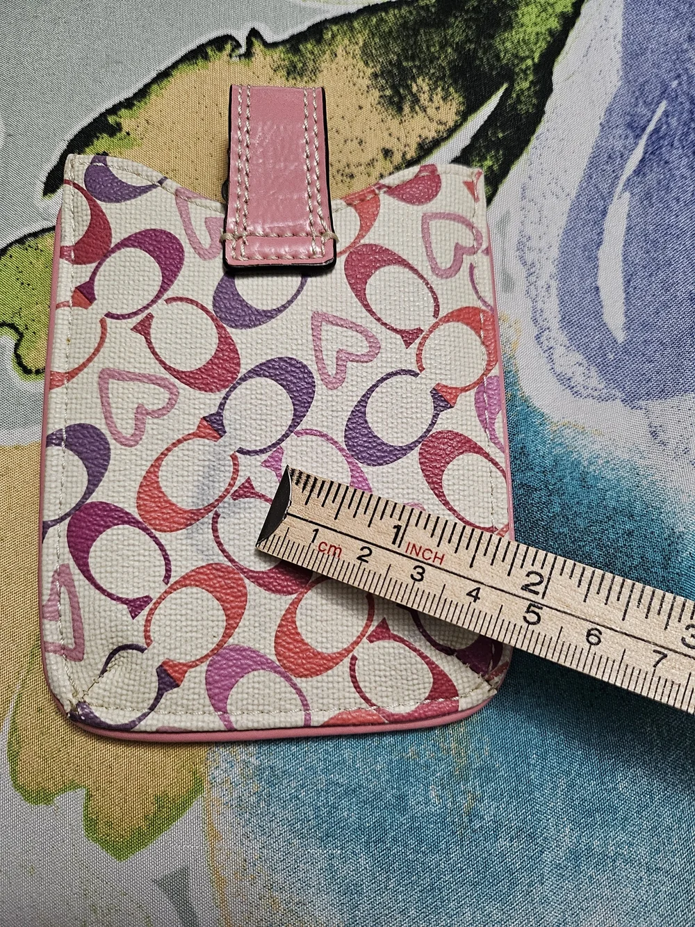 COACH Y2K HERITAGE HEART ELECTRONICS CASE